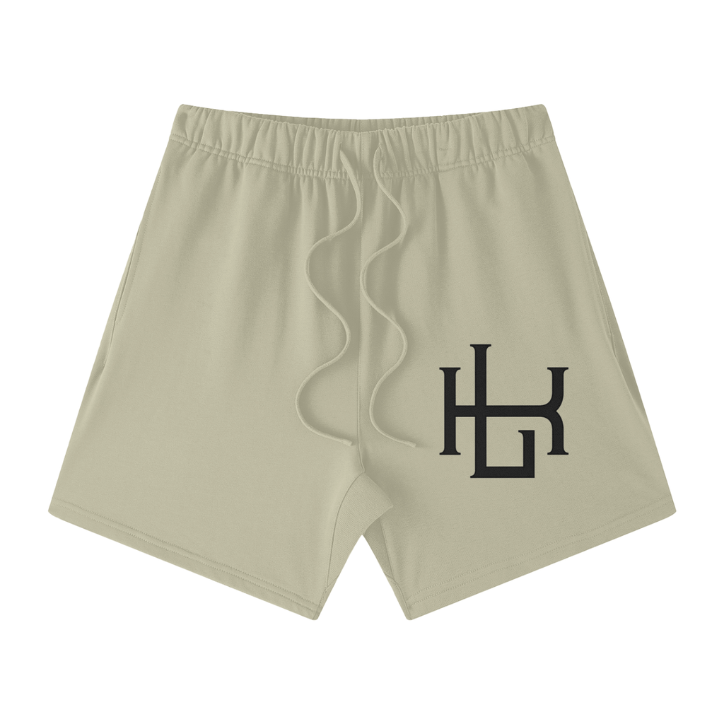 Streetwear Unisex Heavyweight Earth Tone Loose Fit Cotton Shorts - LavishKings