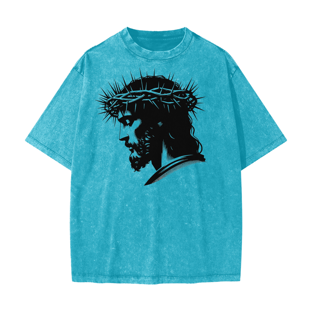 Heavyweight Snow Washed T-Shirt - LavishKings