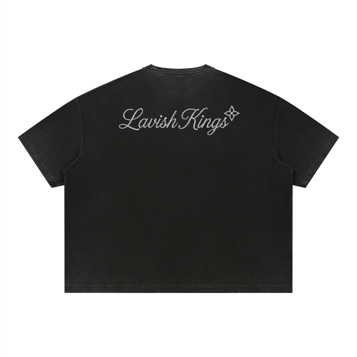 Unisex Vintage Wash Sunfade Boxy Waffle T-Shirt