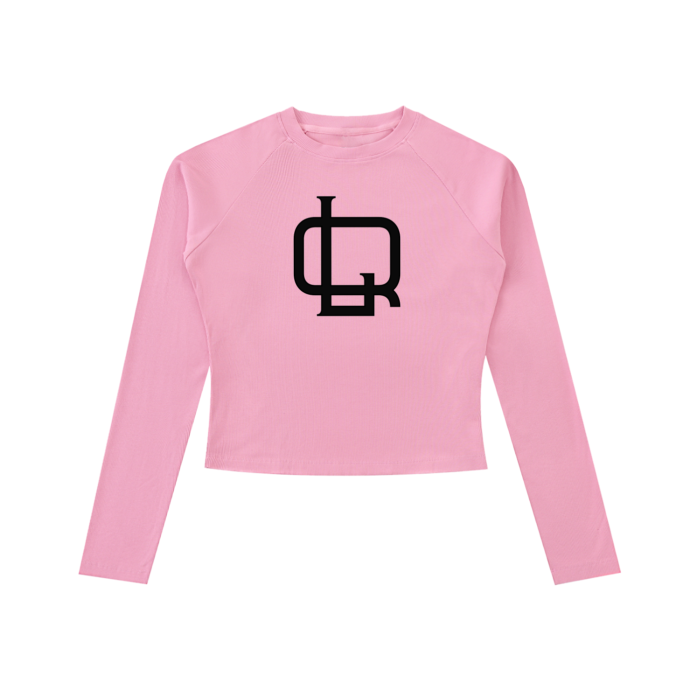 Dyed Washed Raglan Long Sleeve Slim T-Shirt