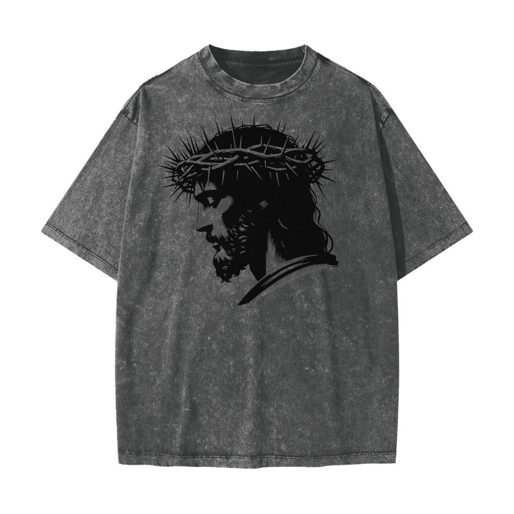 Heavyweight Snow Washed T-Shirt - LavishKings