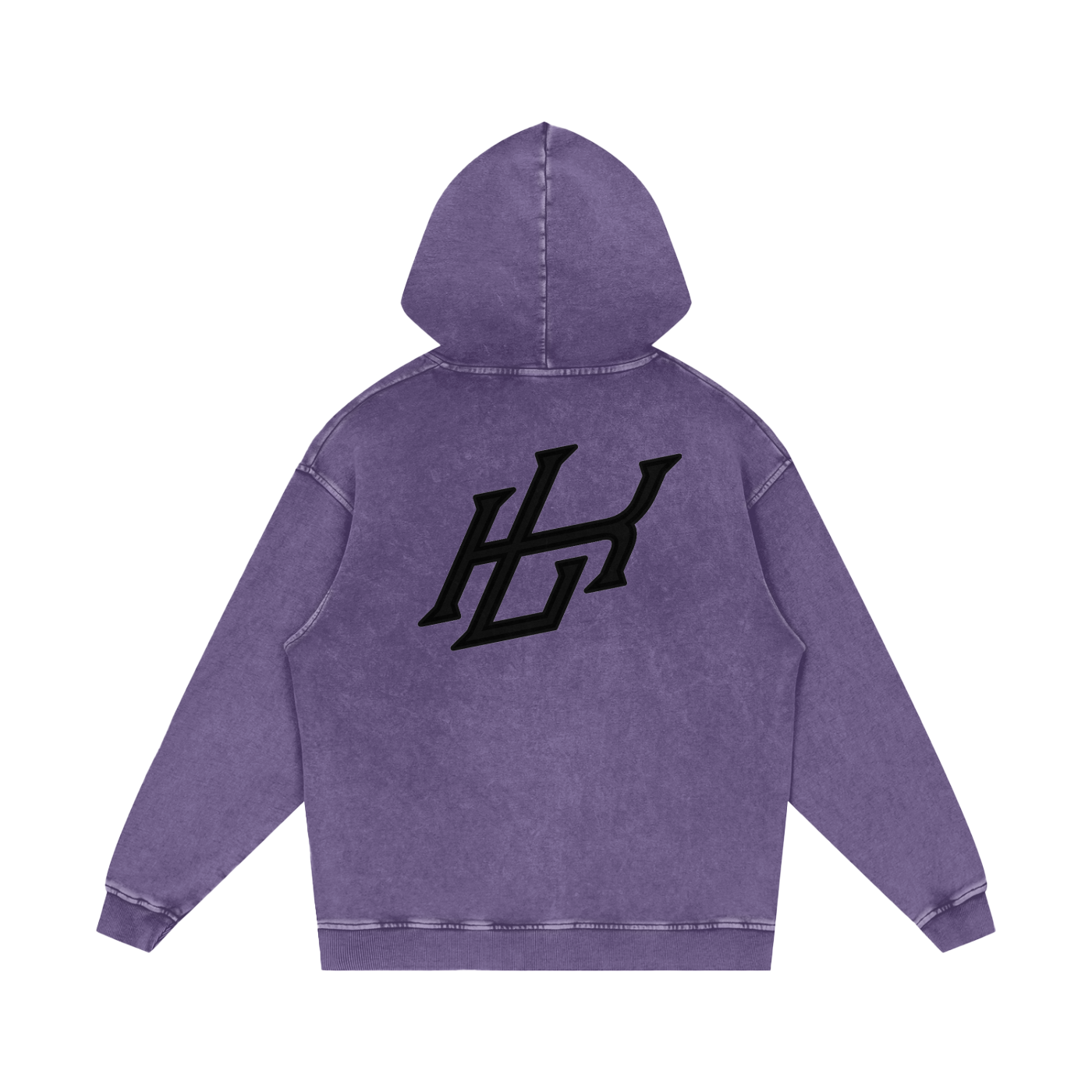 Snow Washed Loose Cotton Hoodie