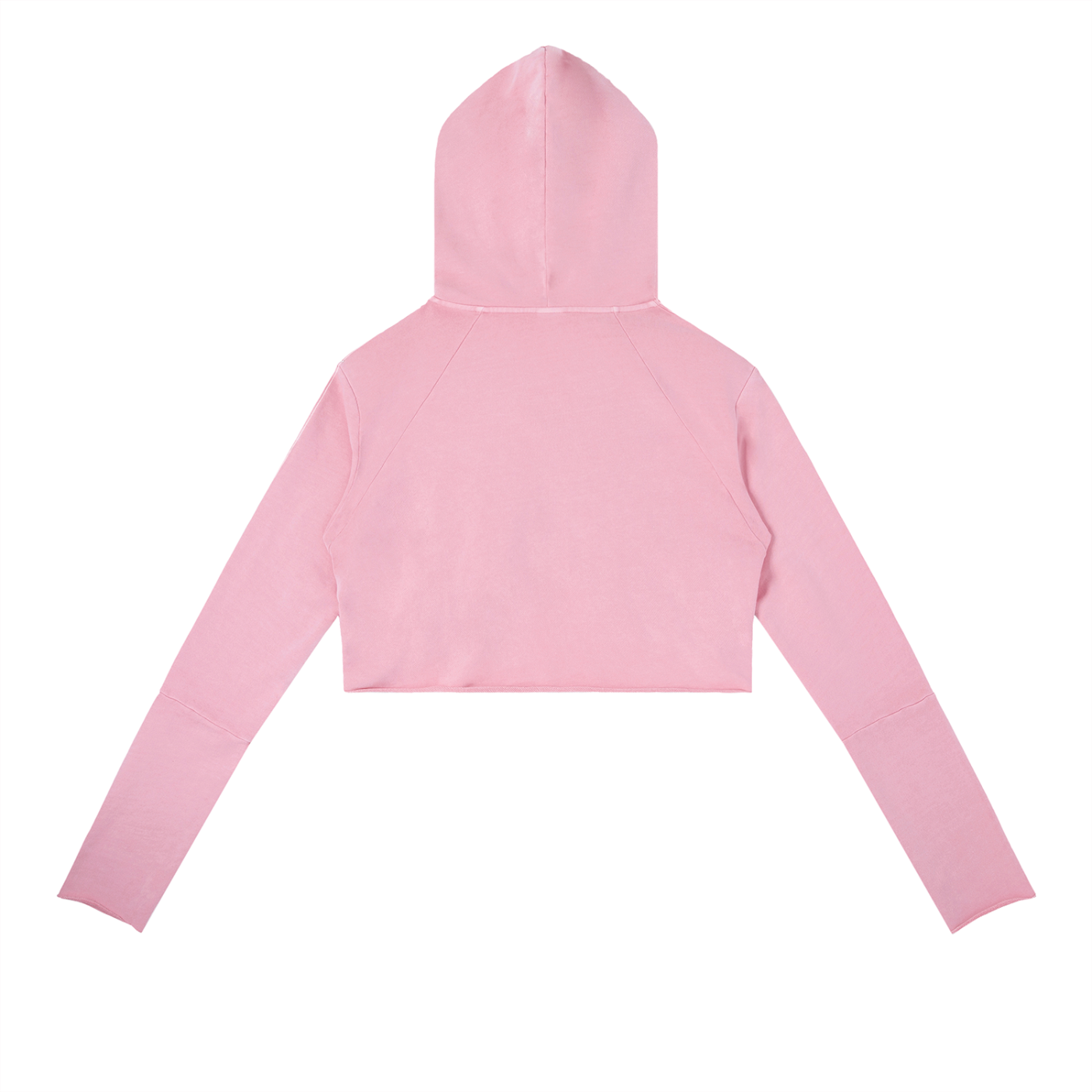Vintage Washed Raw Edge Hoodie - LavishKings