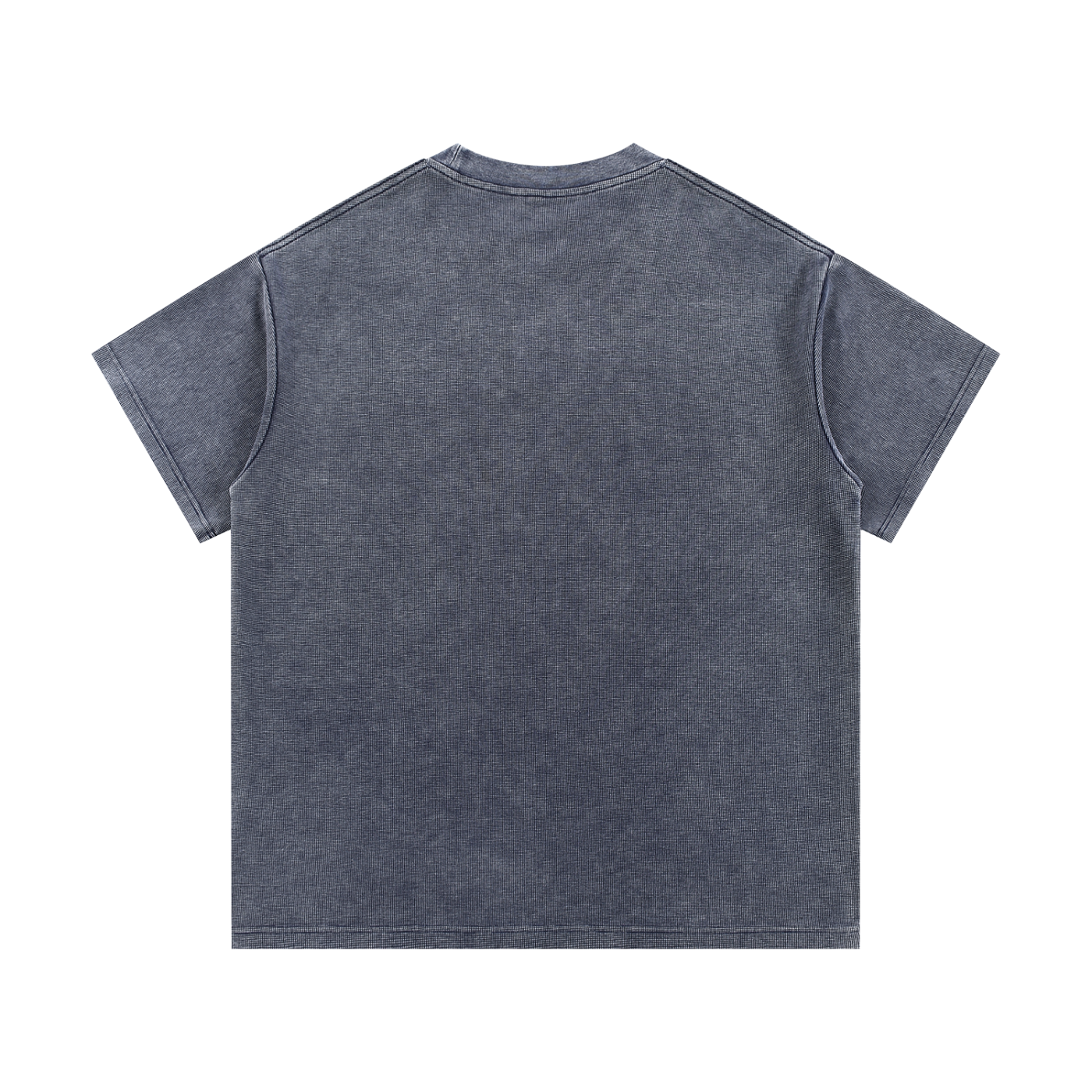 Mineral Wash Waffle Knit T-Shirt - LavishKings
