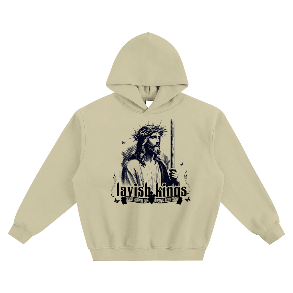 Fleeced Boxy Hoodie - LavishKings