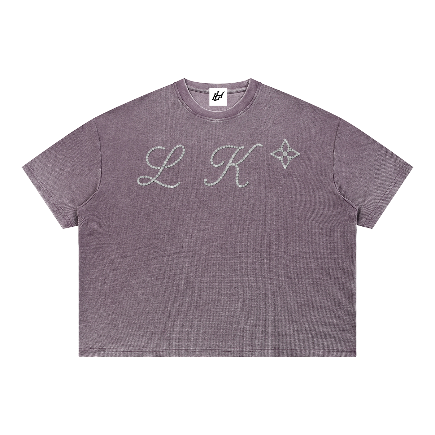 Unisex Vintage Wash Sunfade Boxy Waffle T-Shirt
