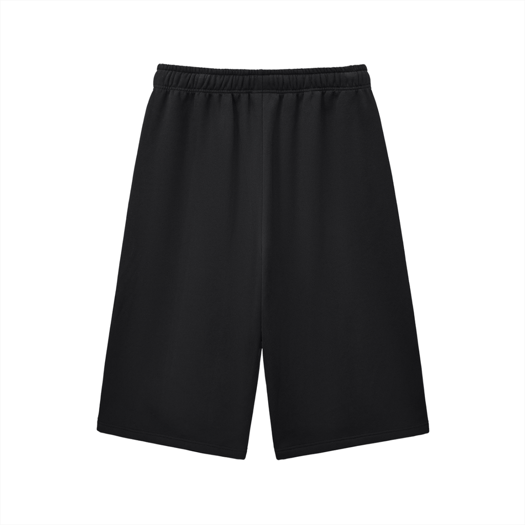 Relaxed Drawstring Three-quarter Sweatpants - LavishKings