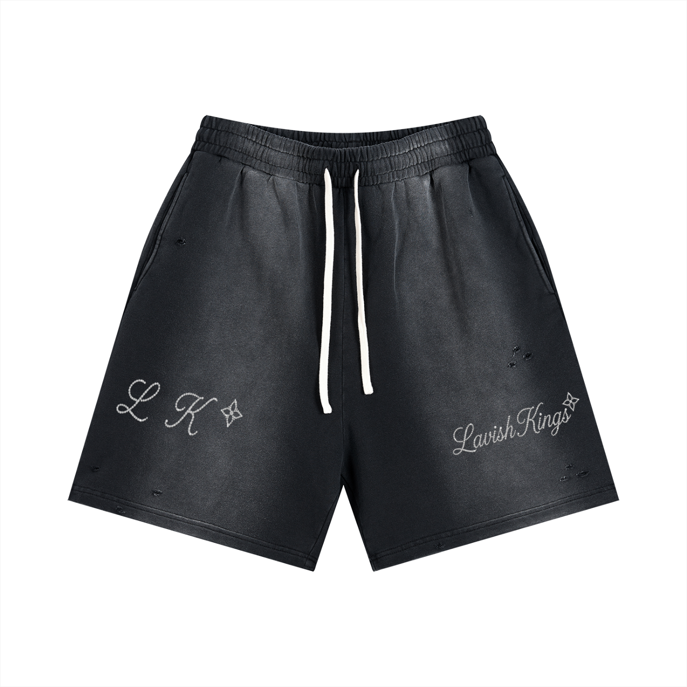 Sun Fade Distressed Shorts