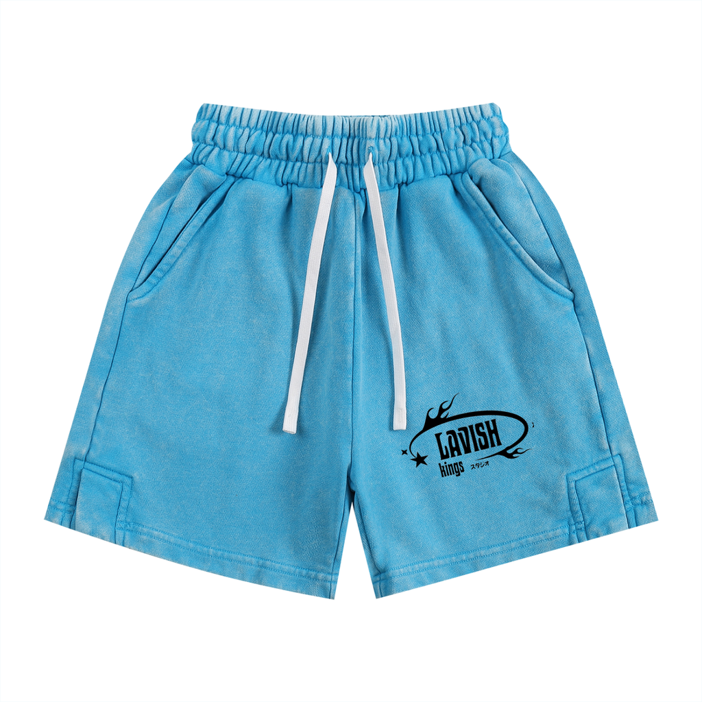 Snow Washed Kids' Shorts - LavishKings