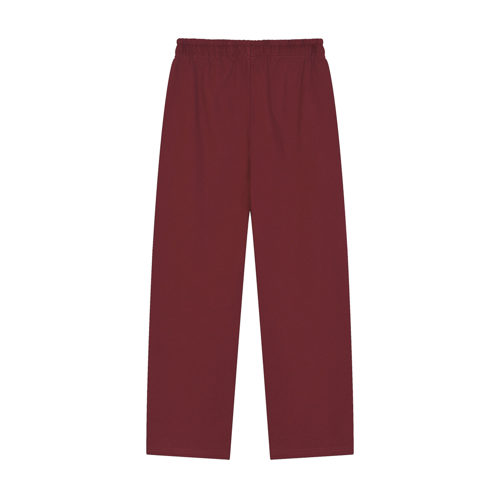 Solid Color Straight-Leg Sweatpants - LavishKings