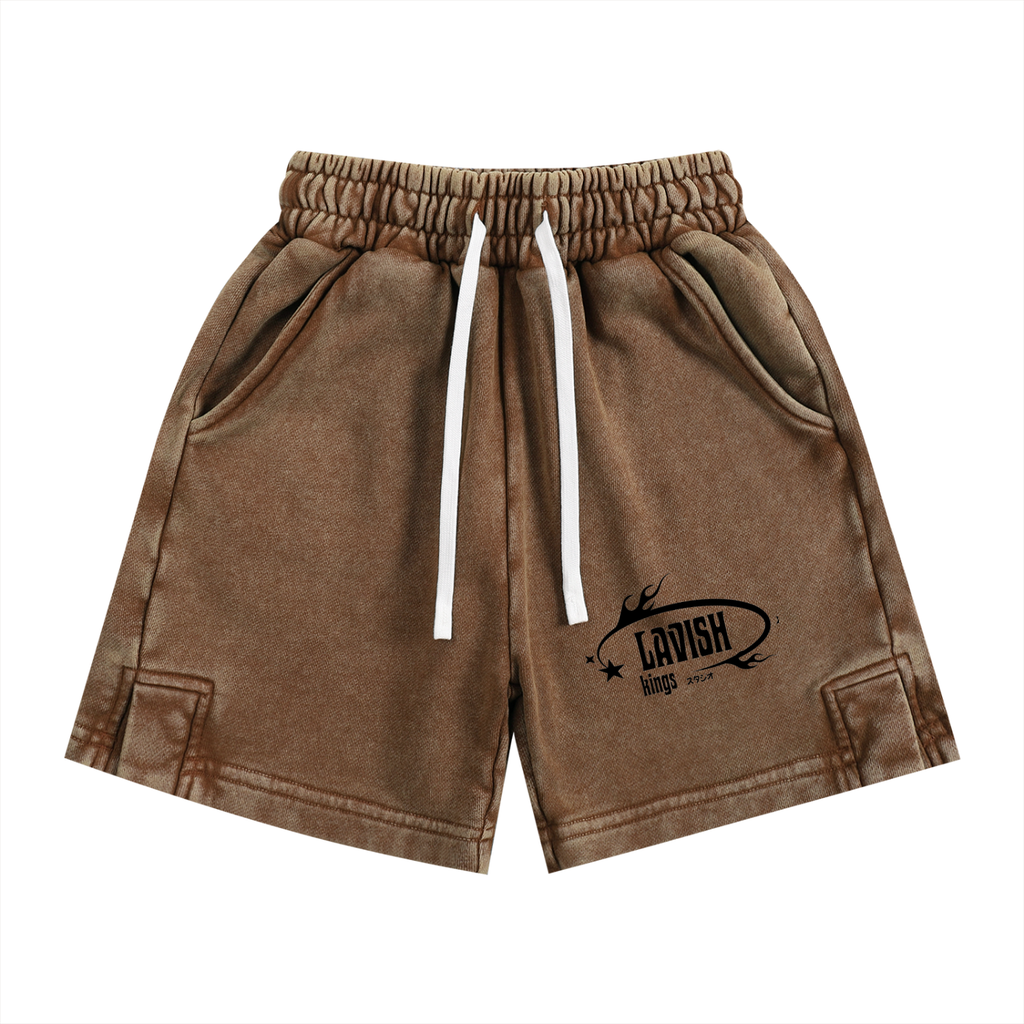 Snow Washed Kids' Shorts - LavishKings