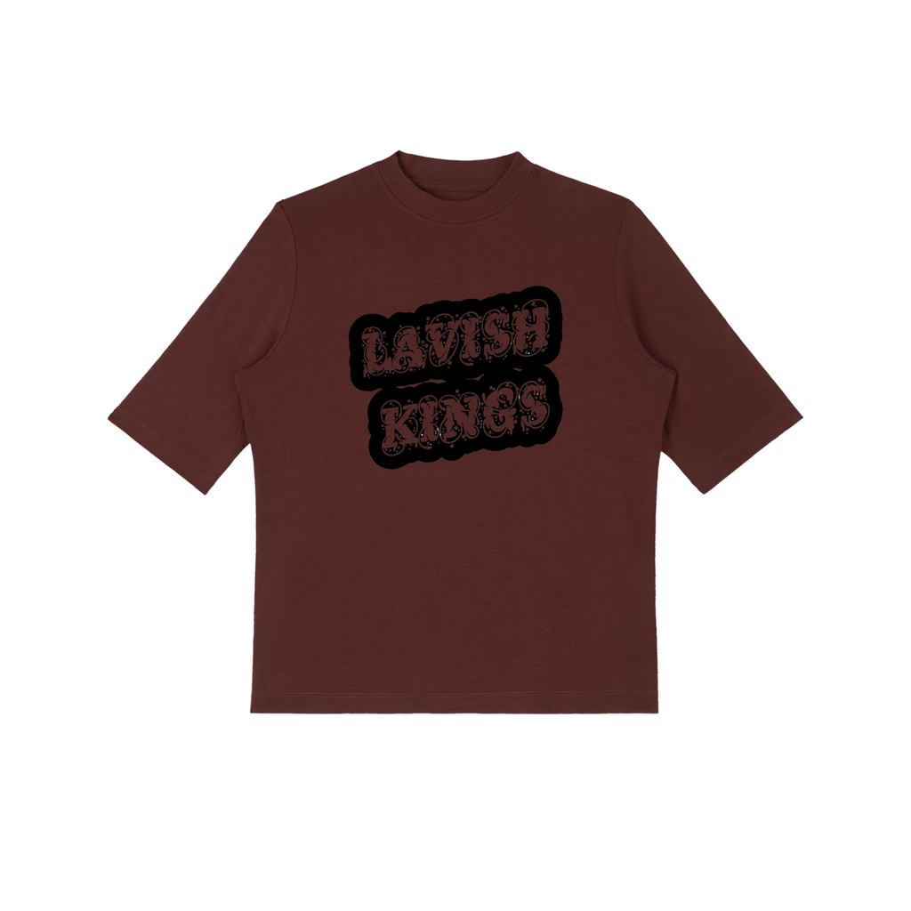 Essential Mock Neck Short Sleeve T-Shirt - LavishKings