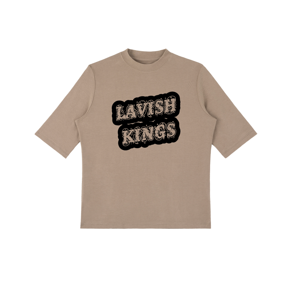 Essential Mock Neck Short Sleeve T-Shirt - LavishKings