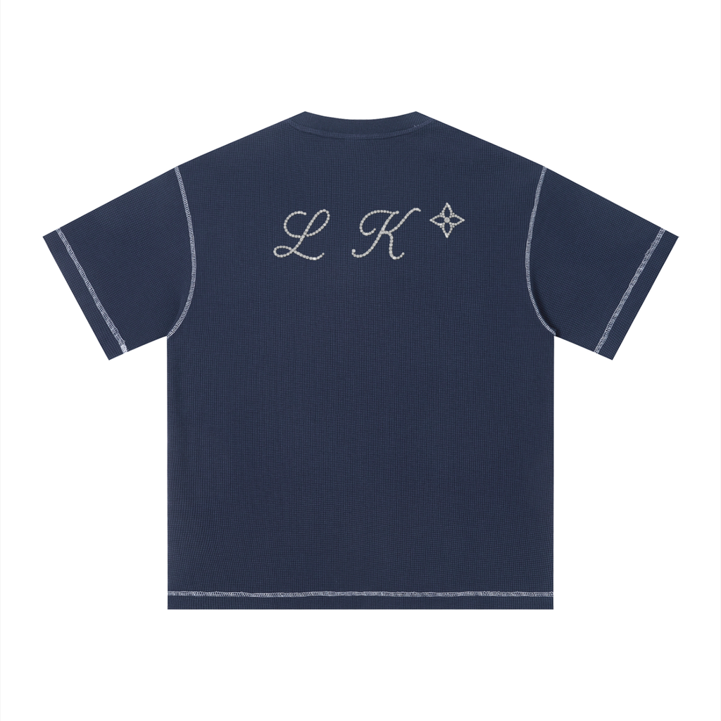 Unisex Sunfade Waffle Boxy T-Shirt