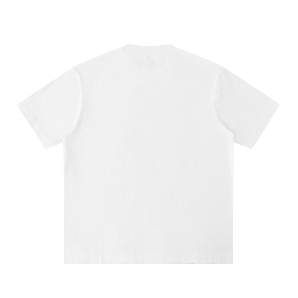 Heavyweight Vintage Washed Frayed T-Shirt