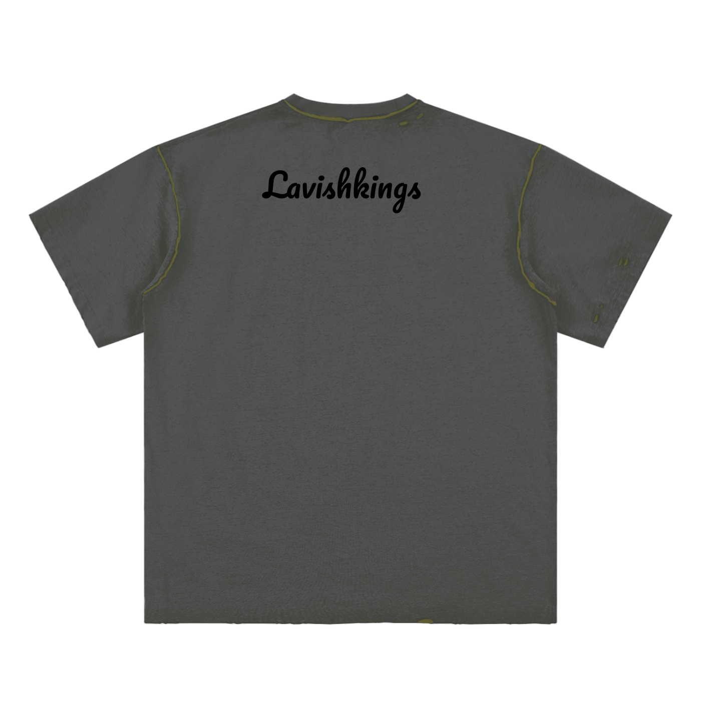 Hand-frayed Reversible T-shirt