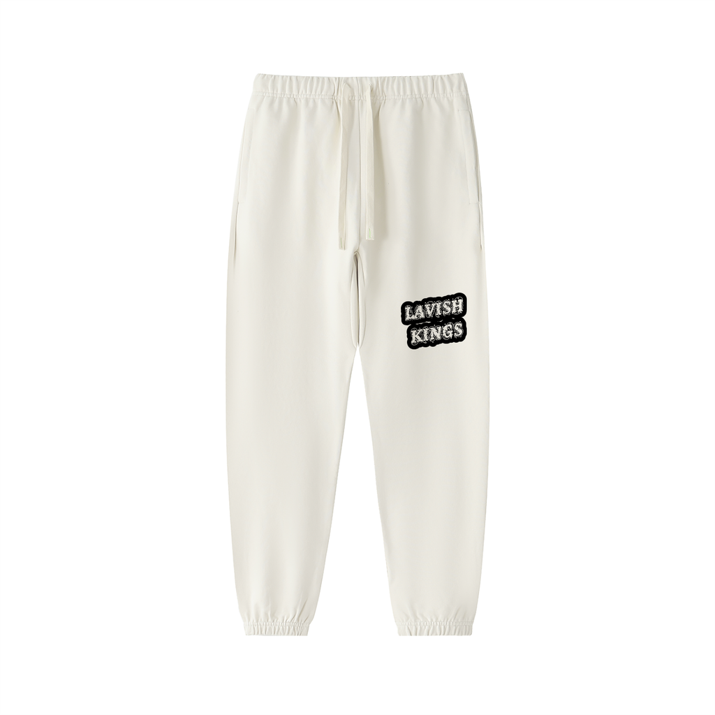 Essential Heavyweight Cotton Sweatpants - LavishKings