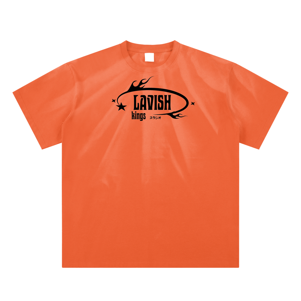 Hand-Scrunched Sunfade T-Shirt - LavishKings