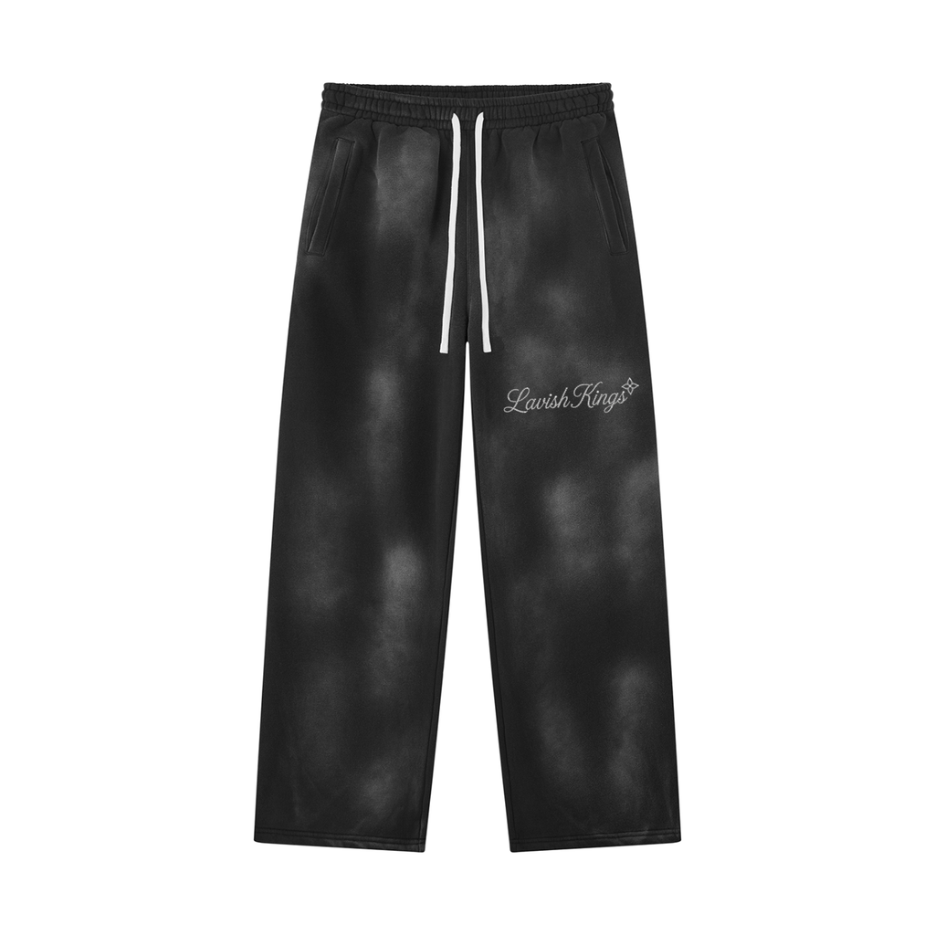Unisex Sunfade Wide Leg Fleece Sweatpants