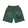 Heavyweight  Vintage Washed  Tiger Stripes Short Pants - 360 GSM - LavishKings