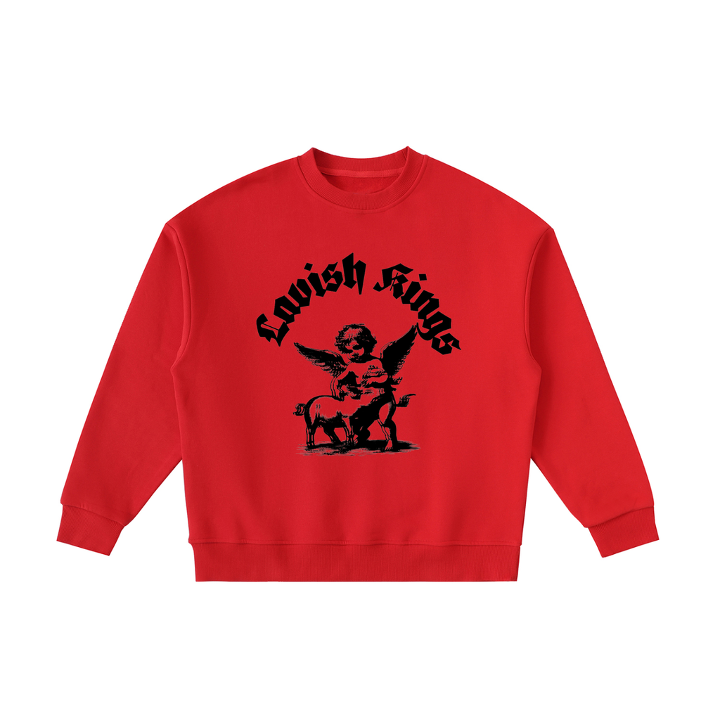 Essential Fleece Kids' Crewneck Sweatshirt - LavishKings
