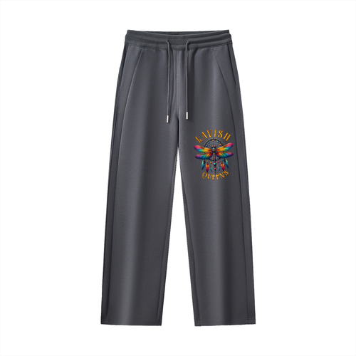 Essential Drawstring Straight-Leg Sweatpants - LavishKings