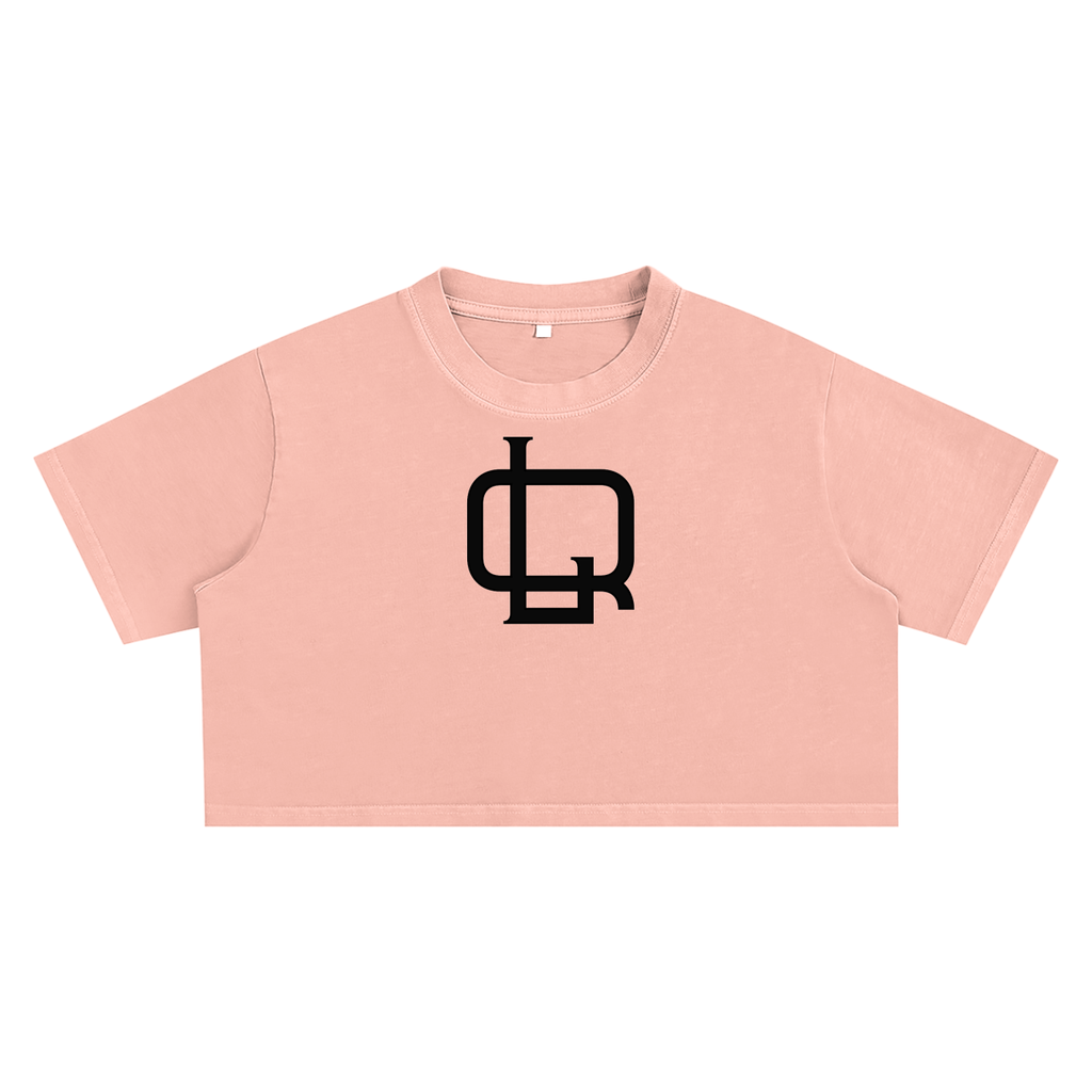 Snow Washed Crop Top - LavishKings