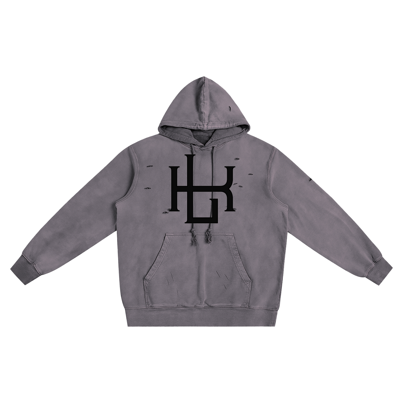 Distressed Vintage Wash Hoodie