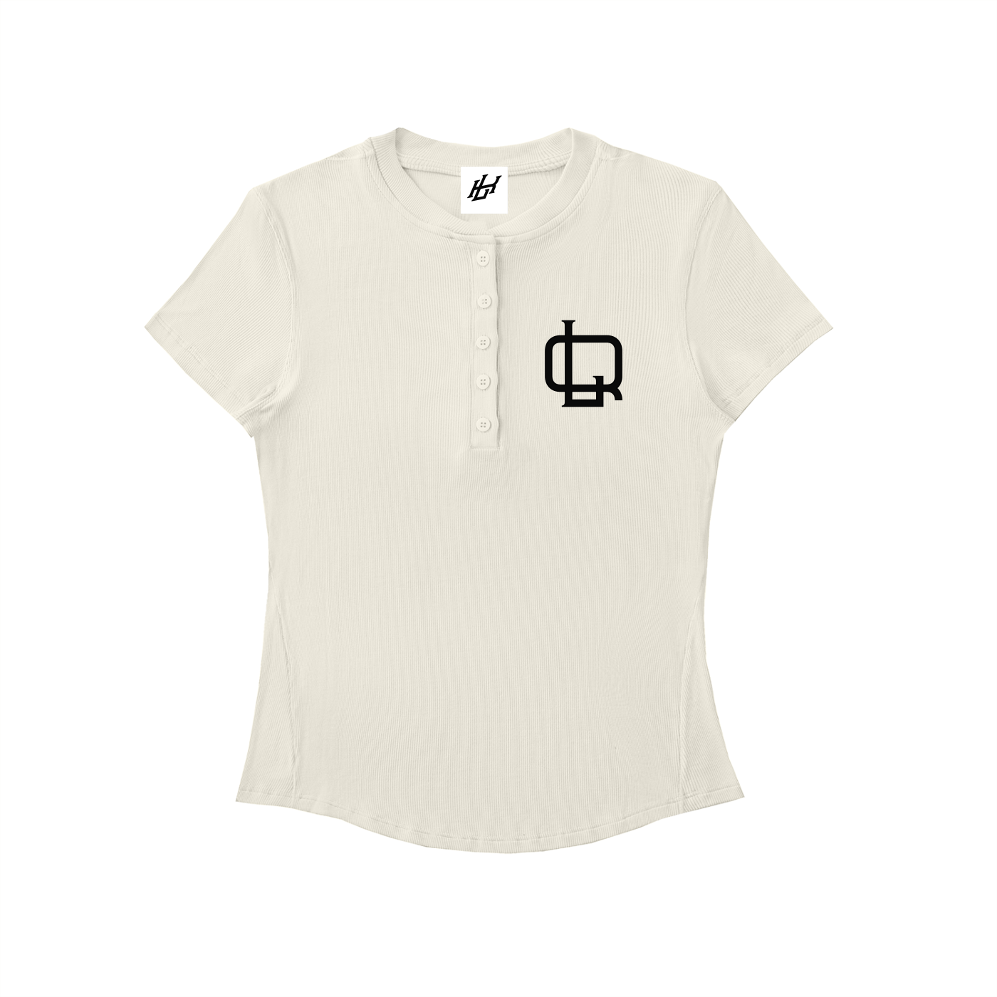 Modal Bodycon Henley Shirt