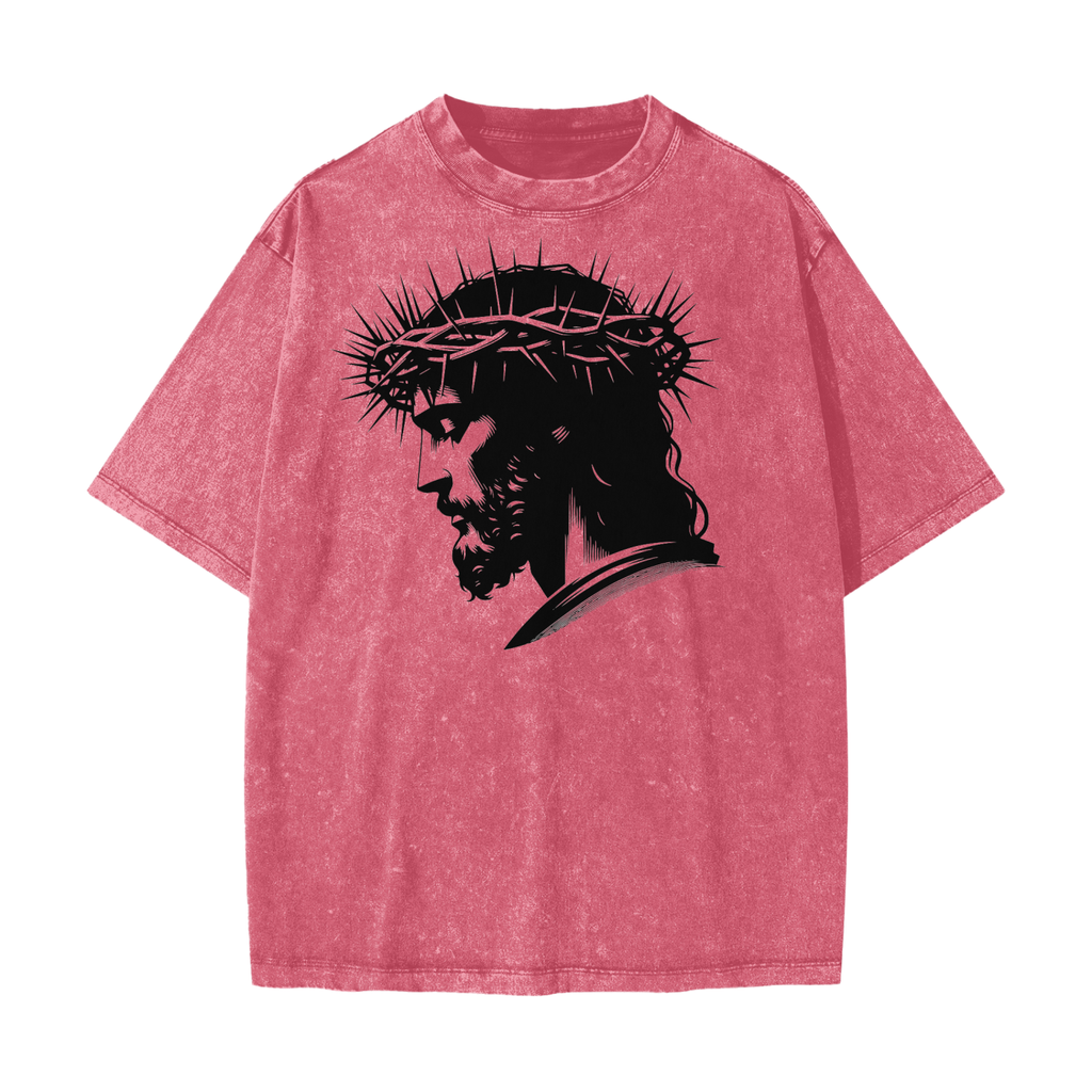 Heavyweight Snow Washed T-Shirt - LavishKings