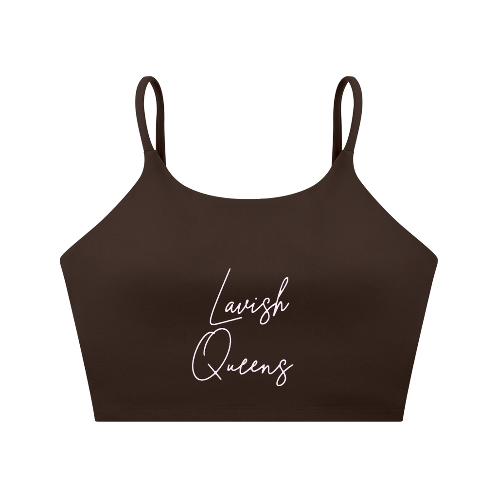 Spaghetti Strap Yoga Sports Bra
