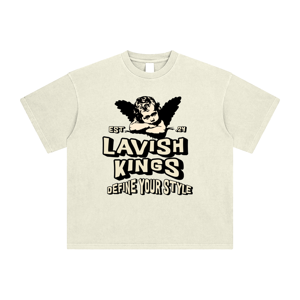 Enzyme Washed T-Shirt - LavishKings