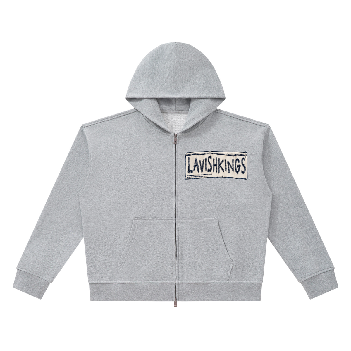 Unisex Heavyweight Full Zip Boxy Hoodie