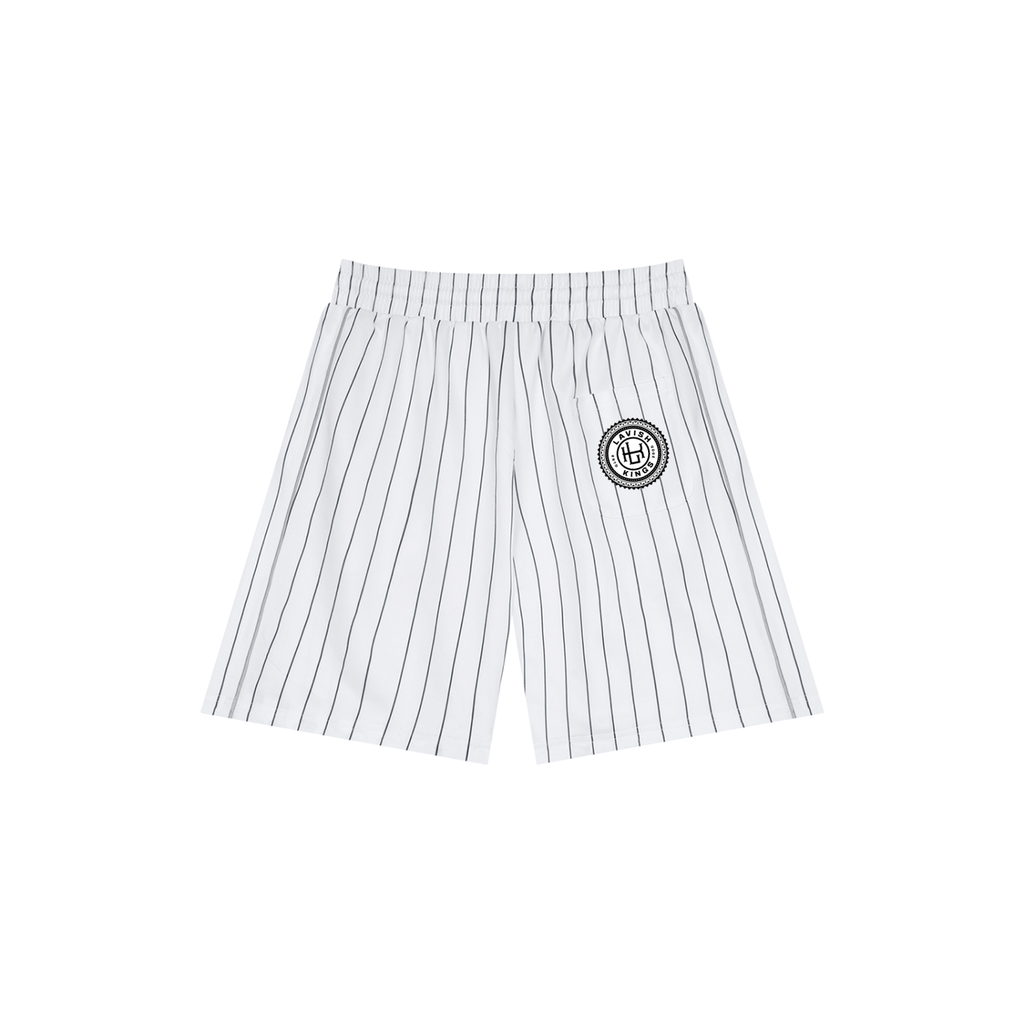 Unisex Striped Loose Fit Shorts