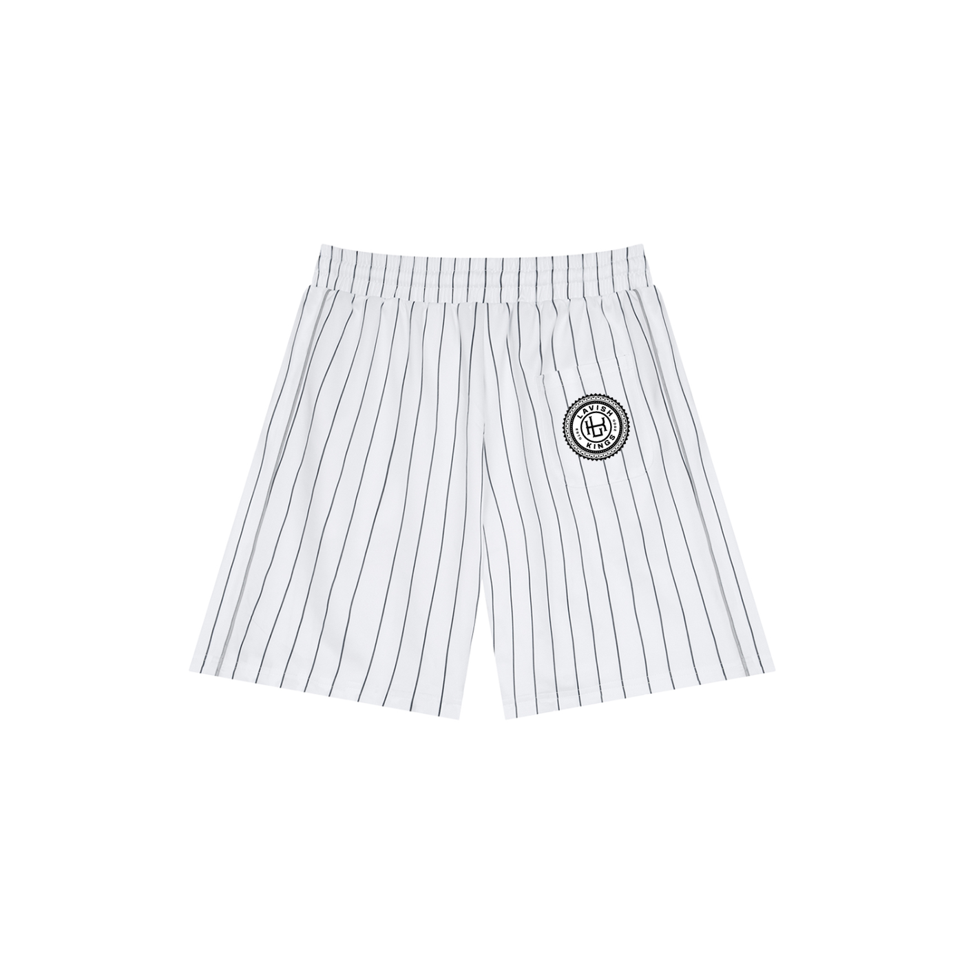 Unisex Striped Loose Fit Shorts