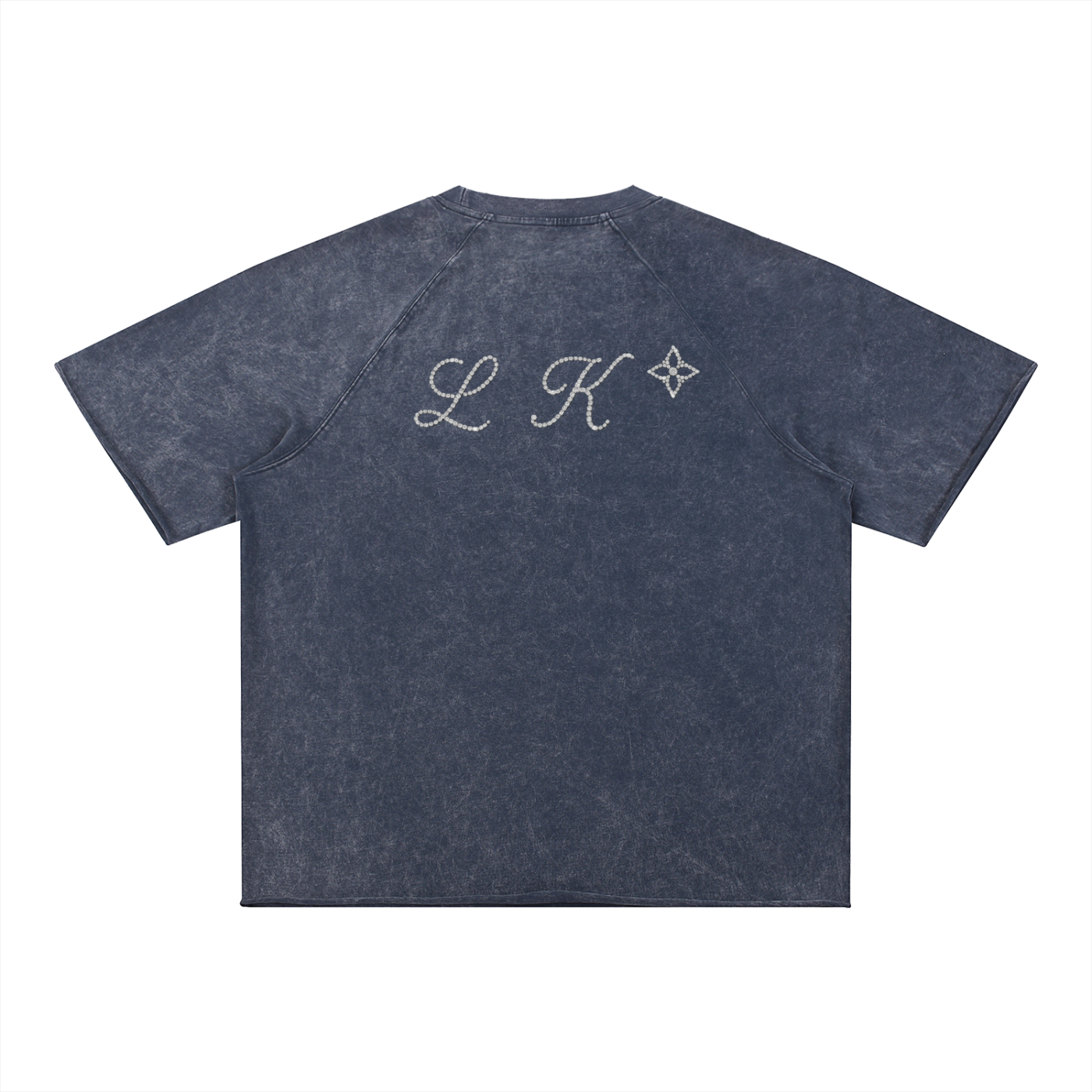 Unisex Mineral Wash Raw Edge T-Shirt