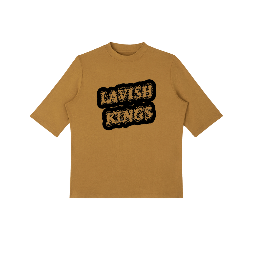 Essential Mock Neck Short Sleeve T-Shirt - LavishKings