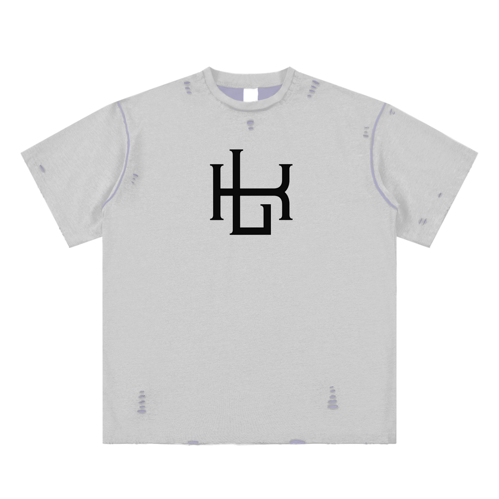 Hand-frayed Reversible T-shirt - LavishKings