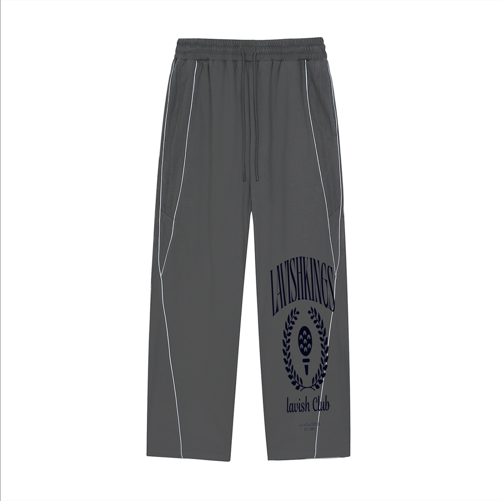 Reflection Striped Straight-Leg Sweatpants - LavishKings