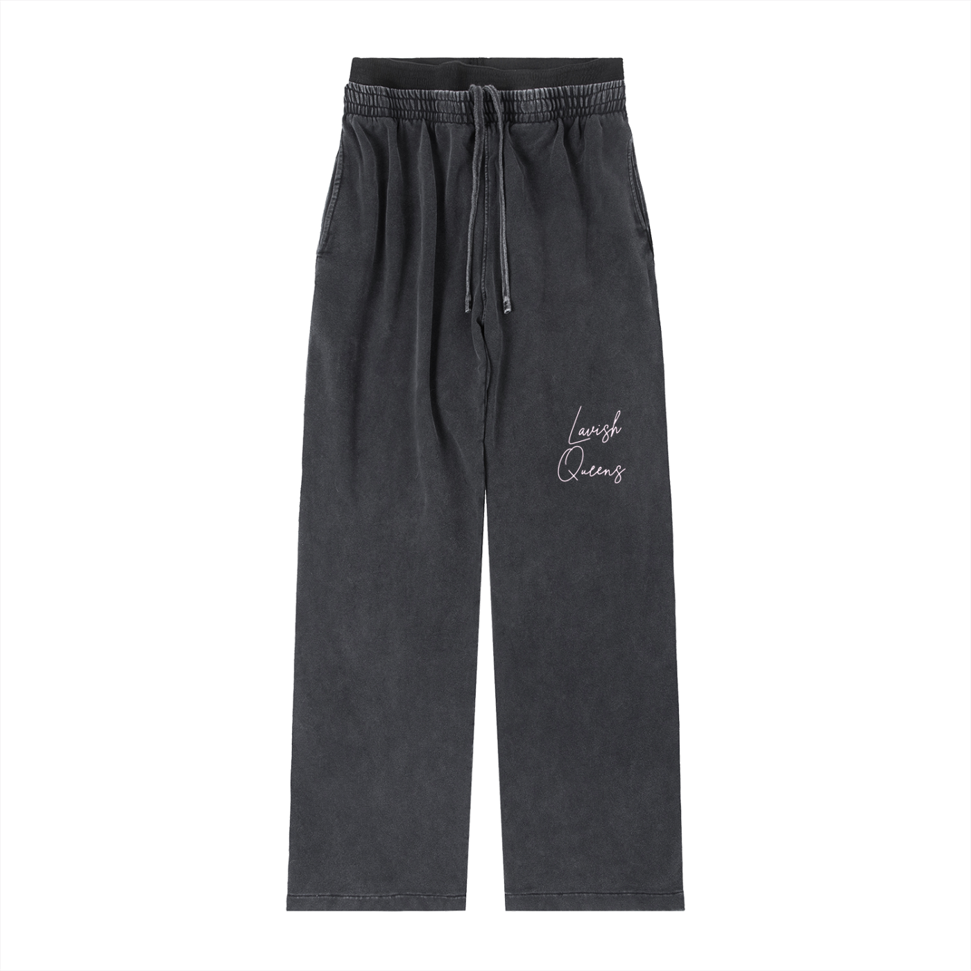 Vintage Washed Waist Pants - LavishKings