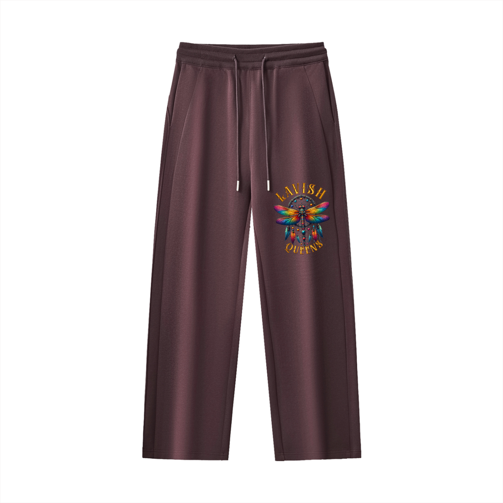 Essential Drawstring Straight-Leg Sweatpants - LavishKings