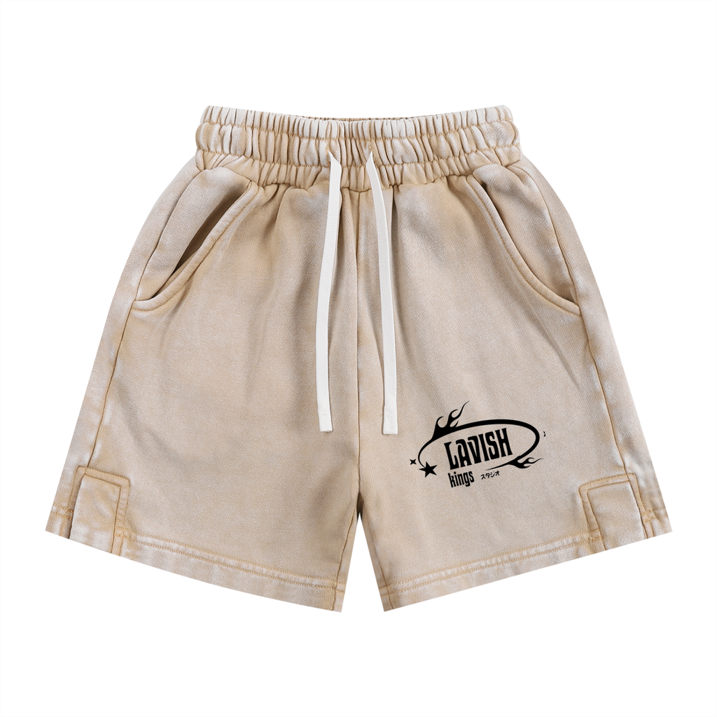 Snow Washed Kids' Shorts - LavishKings