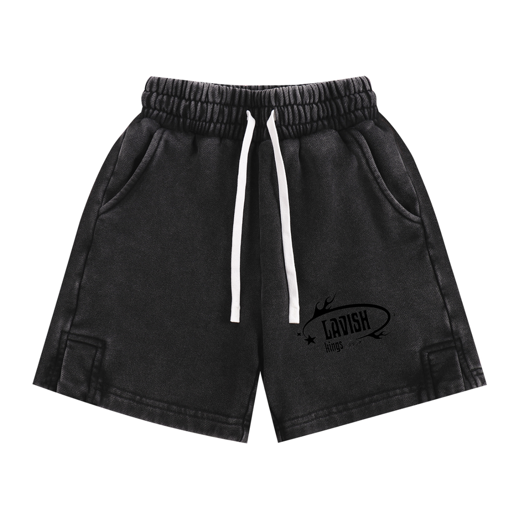 Snow Washed Kids' Shorts - LavishKings