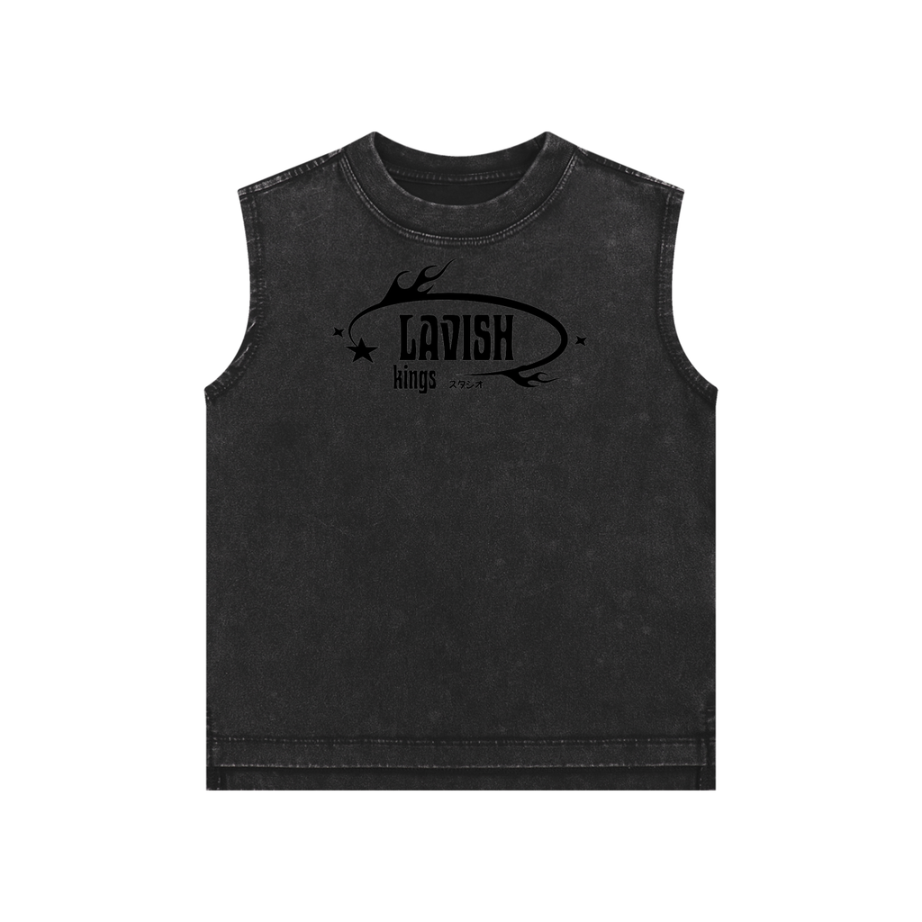 Snow Washed Kids' Tank Top - LavishKings