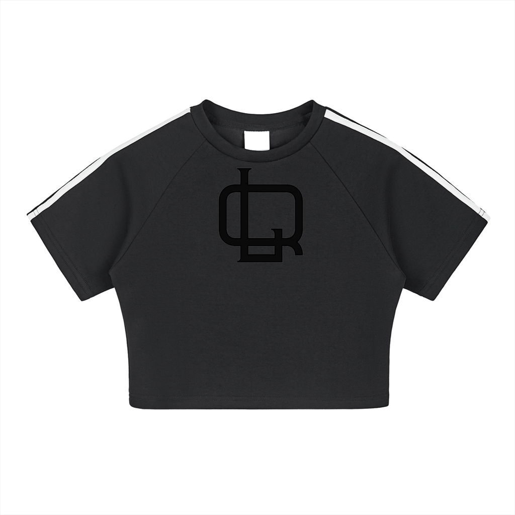 Taped Cooling Performance Crop Top - LavishKings