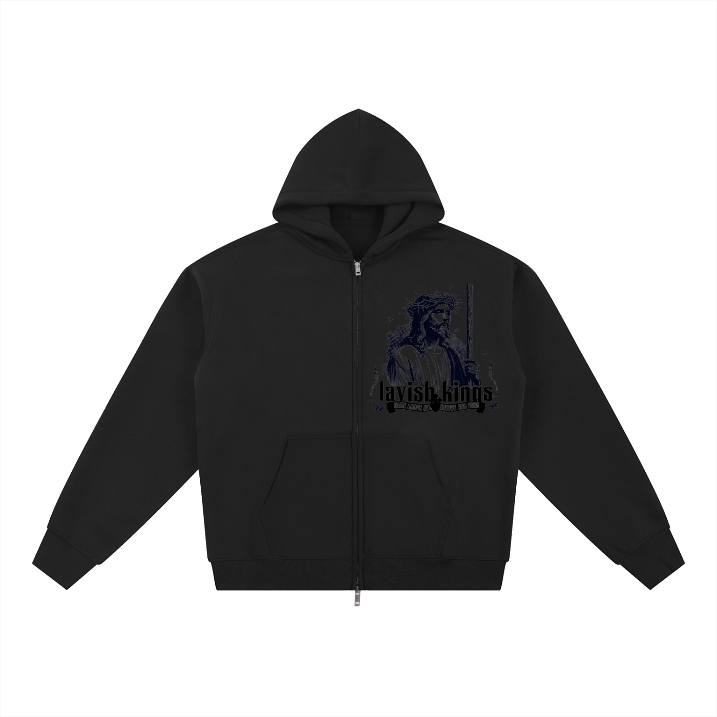 Essential Fleece Zip-Through Hoodie