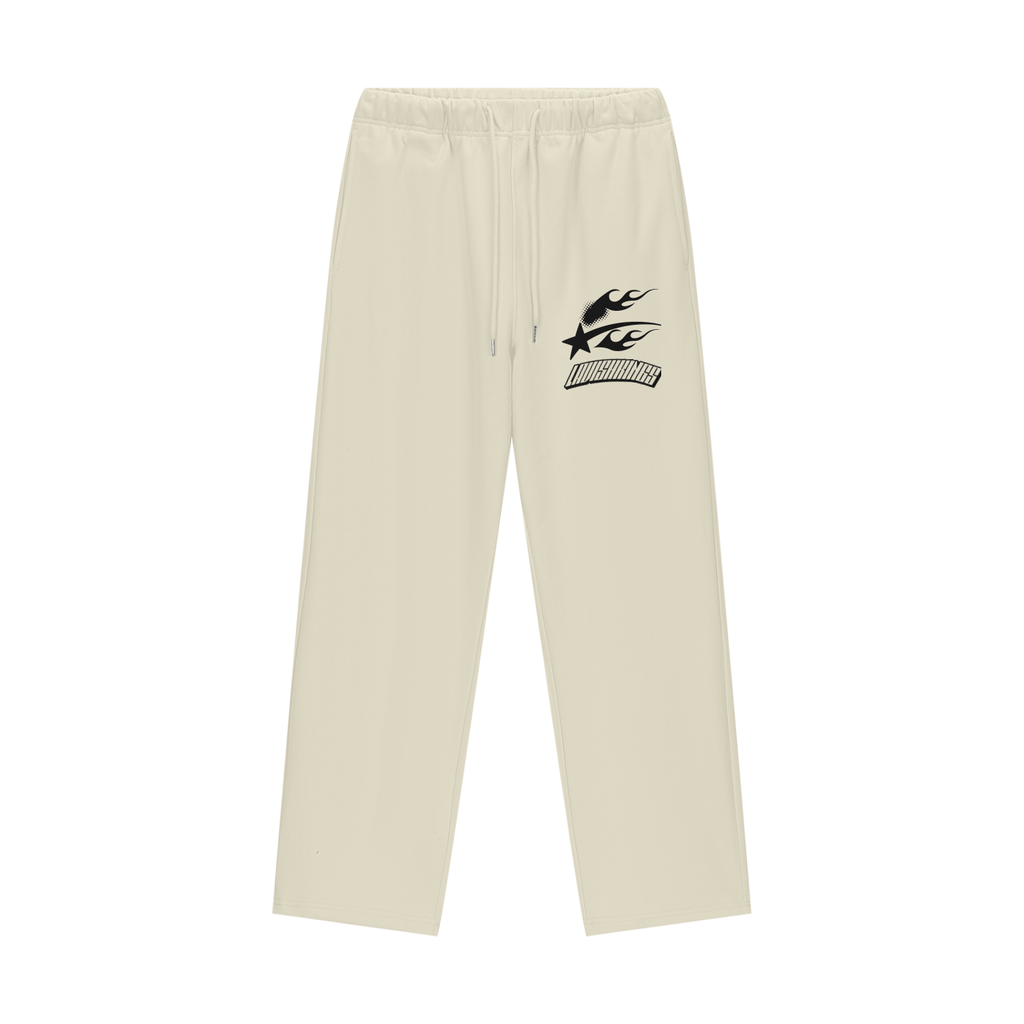 Heavyweight Fleece Straight Leg Pants - LavishKings