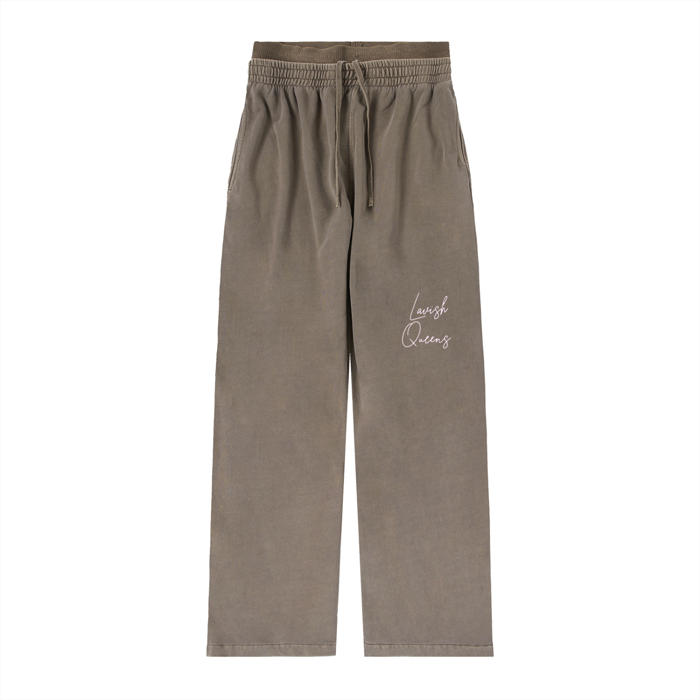 Vintage Washed Waist Pants - LavishKings