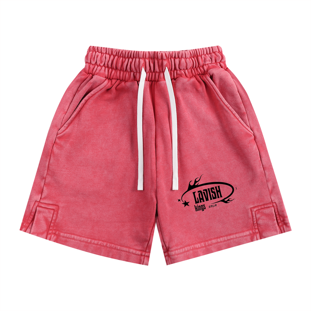 Snow Washed Kids' Shorts - LavishKings