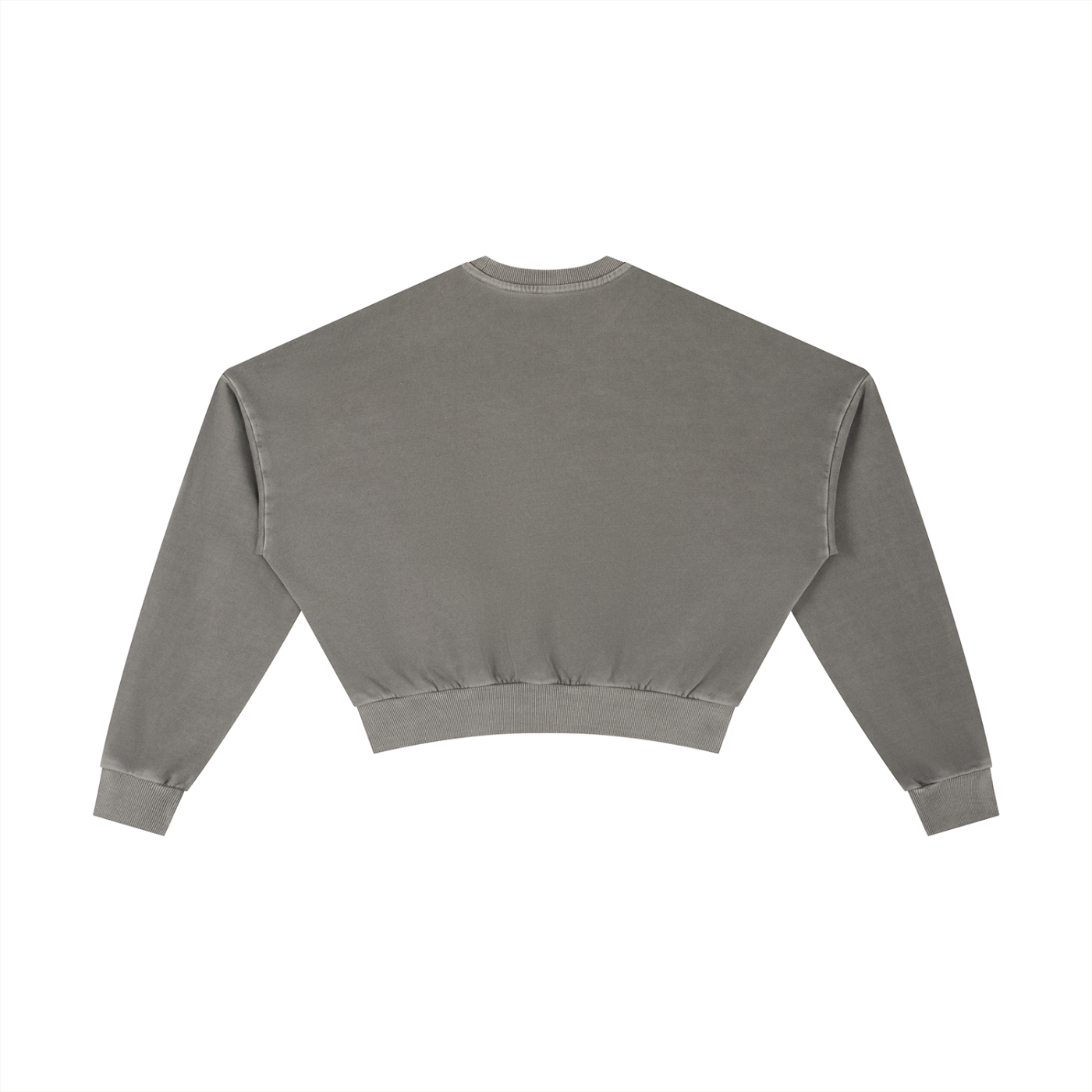 Vintage Washed Cropped Sweatshirt - LavishKings